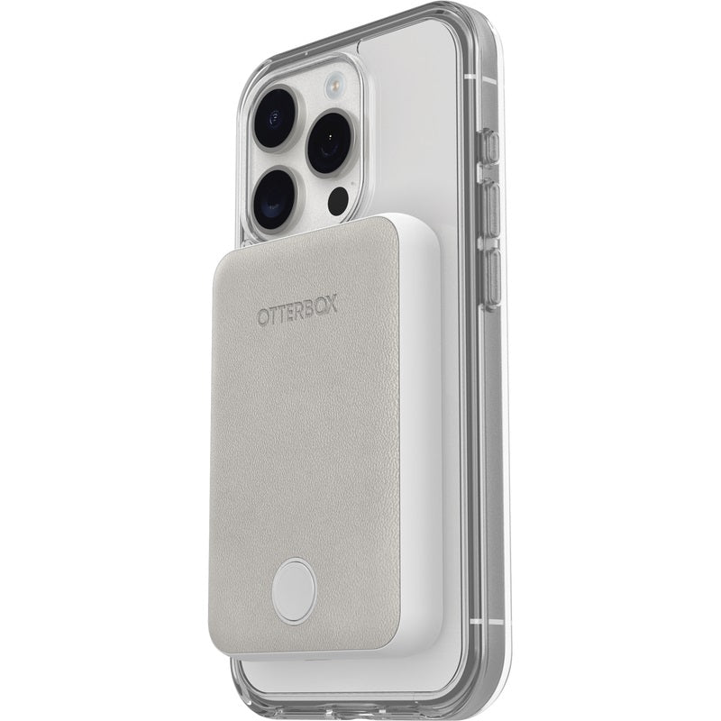 OtterBox 5K mAh Wireless Power Bank for Magsafe With Qi2 -White (78-81463), USB-C, Slim, Portable, Compact and lightweight, 2 Years Warranty - Image 2