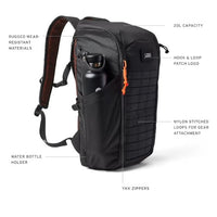 UAG Civilian Backpack 20L - Black/Orange (984174114097), Lightweight, Travel Friendly, Scratch-Resistant, 1 Year  Warranty - Image 3