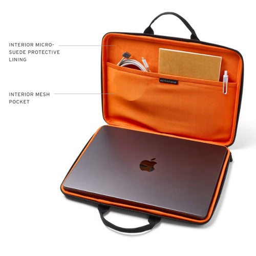 UAG Civilian Medium Shock Sleeve With Handle Fits 14"Laptop/Tablets-Black(984174114097),Lightweight,Travel Friendly,Scratch-Resistant,1 Year  Warranty - Image 3