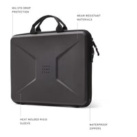UAG Civilian Medium Shock Sleeve With Handle Fits 14"Laptop/Tablets-Black(984174114097),Lightweight,Travel Friendly,Scratch-Resistant,1 Year  Warranty - Image 4