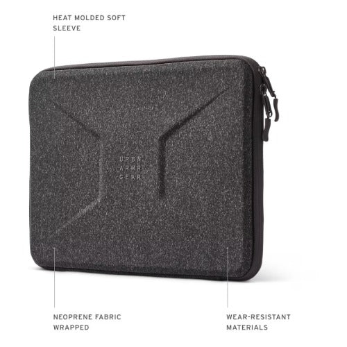 UAG Civilian Medium Sleeve Fits (14") Laptop/Tablets - Dark Grey (984180113232), Lightweight, Travel Friendly, Scratch-Resistant, 1 Year  Warranty - Image 4