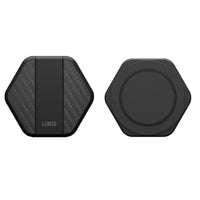 UAG Wireless Charging Pad with Stand - Black/Carbon Fiber(9B4410114042),Up to 15W Of Wireless Power,Detachable 4ft Braided USB-C Cable,1 Year Warranty - Image 4