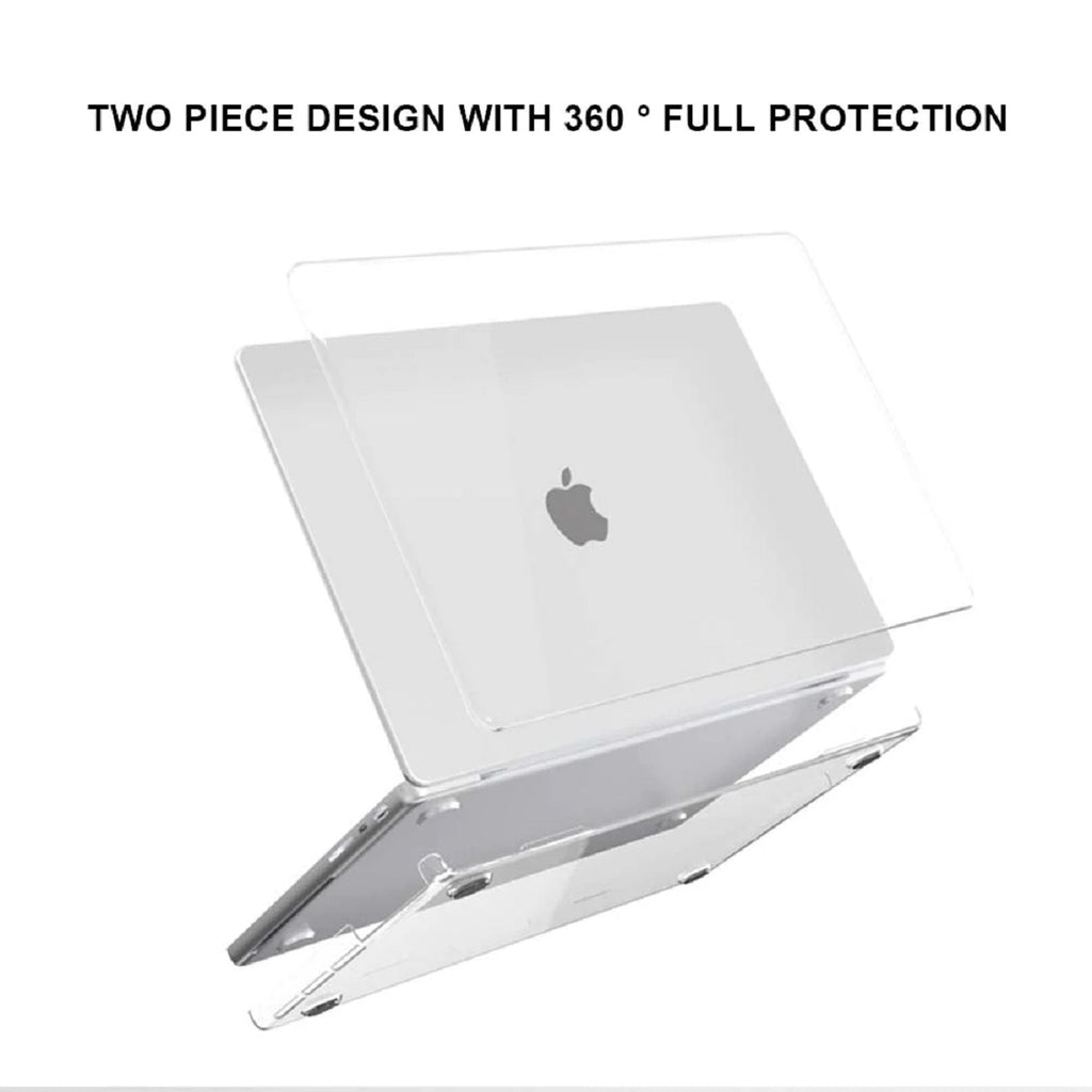USP Apple MacBook Pro (13.3") Hardshell Glassy Matte Case - Clear, Scratch Resistant, Lightweight, Anti-Slip Design, 5 Years Warranty - Image 4