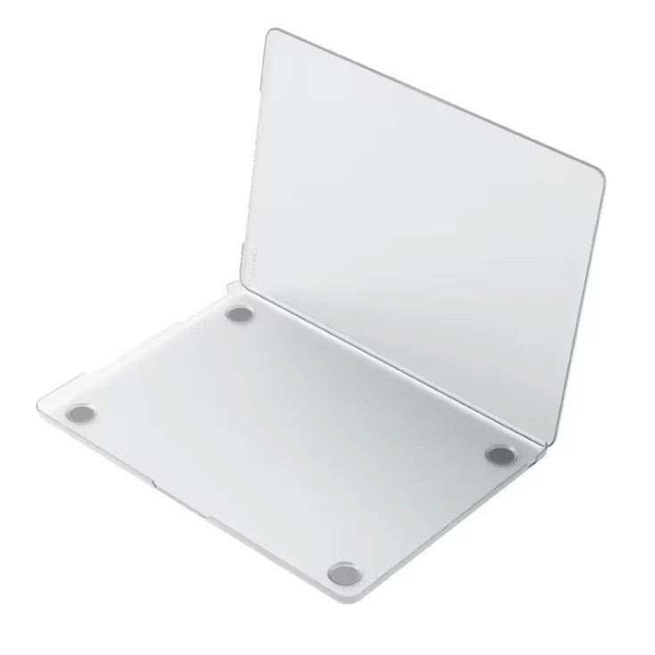 USP Apple MacBook Air (13.6") (M5/M4/M3/M2) HardShell Glassy Matte Case - Clear, Scratch Resistant, Lightweight, Anti-Slip Design,5 Years Warranty - Image 2