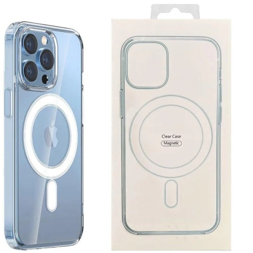 USP Apple iPhone 13 Pro  (6.1") Clear Case with MagSafe - Crystal Clear, Drop Protection, Scratch Resistant, Magnetic, Durable, 5 Years Warranty - Image 1