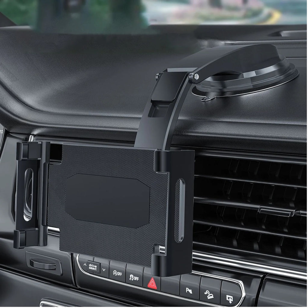 USP Universal In-Car Tablet Mount Dash Windscreen Holders - Black, Compatible with tablets 7–11.9”, Portrait/landscape viewing, Perfect mounting - Image 2