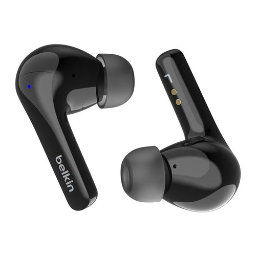 Belkin SoundForm Motion 2 True Wireless Earbuds - Black (AUC010fqBKV2), 33 hrs Battery, 12mm Drivers, BT 5.3 Multipoint, IPX5-Rated, 2 Years Warranty - Image 1