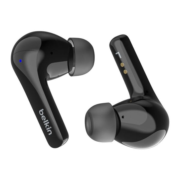 Belkin SoundForm Motion 2 True Wireless Earbuds - Black (AUC010fqBKV2), 33 hrs Battery, 12mm Drivers, BT 5.3 Multipoint, IPX5-Rated, 2 Years Warranty