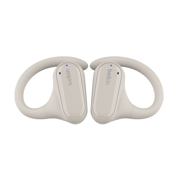 Belkin SoundForm ClearFit Open-Ear Wireless Earbuds - White (AUC013btSA), 26hrs Battery,14.2mm Drivers, BT 5.3 Multipoint, IPX5-Rated,2 Years Warranty - Image 2