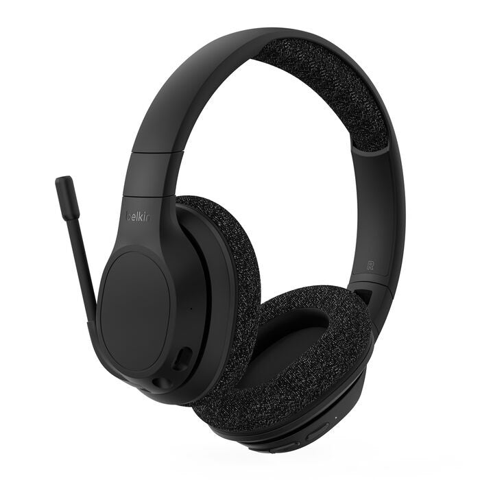 Belkin SoundForm Adapt Wireless Over-The-Ear Headphones - Black (AUD005btBLK), 65 Hours Playtime, ENC Noise Cancellation, 2 Years Warranty - Image 1
