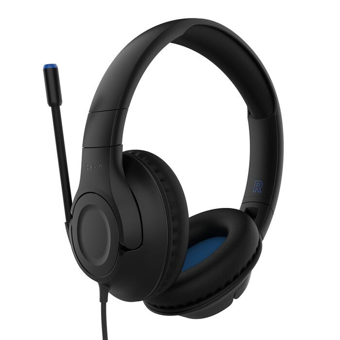 Belkin SoundForm Inspire USB-C Wired Over-Ear Headset for Kids - Black (AUD007fqBK), 85dB Volume Cap,40mm Drivers,Built-in Microphone,2 Years Warranty - Image 5