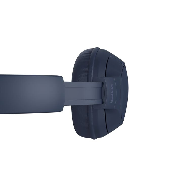Belkin SoundForm Surround Wireless Over-The-Ear Headphones + USB-C Cable (1.2M) + Audio Cable (3.5mm) (1.2M) - Blue (AUD009FQBL), 2 Years Warranty - Image 4