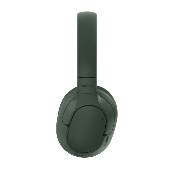 Belkin SoundForm Surround Wireless Over-The-Ear Headphones + USB-C Cable (1.2M) + Audio Cable (3.5mm) (1.2M)  - Olive (AUD009FQOL), 2 Years Warranty - Image 3