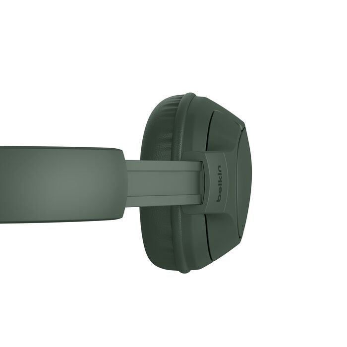 Belkin SoundForm Surround Wireless Over-The-Ear Headphones + USB-C Cable (1.2M) + Audio Cable (3.5mm) (1.2M)  - Olive (AUD009FQOL), 2 Years Warranty - Image 4