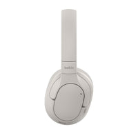 Belkin SoundForm Surround Wireless Over-The Ear Headphones  + USB-C Cable (1.2M) + Audio Cable (3.5mm) (1.2M)  - Sand (AUD009fqSA), 2 Years Warranty - Image 3