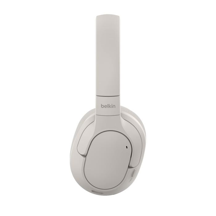 Belkin SoundForm Surround Wireless Over-The Ear Headphones  + USB-C Cable (1.2M) + Audio Cable (3.5mm) (1.2M)  - Sand (AUD009fqSA), 2 Years Warranty - Image 3