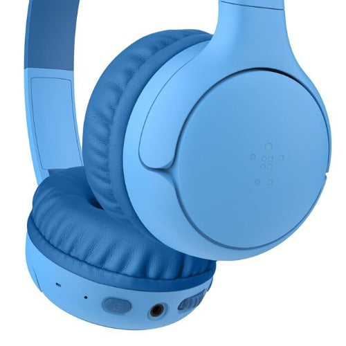 Belkin SoundForm Mini2 Wireless On-Ear Headphones for Kids - Blue(AUD012fqBL),55 hrs Battery, 85dB Volume Cap, Built-in Microphone, 2 Years Warranty - Image 2