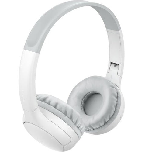 Belkin SoundForm Mini2 Wireless On-Ear Headphones for Kids - White(AUD012fqWH),55 hrs Battery, 85dB Volume Cap, Built-in Microphone, 2 Years Warranty - Image 4