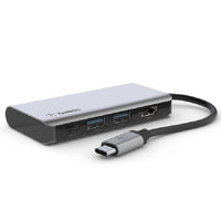 Belkin Connect USB-C 4-in-1 Multiport Adapter + USB-C Cable (13CM) - Space Grey(AVC006btSGY), 100W, 5 Gbps, 2xUSB-A, 1xUSB-C, 1xHDMI, 2 Years Warranty - Image 5