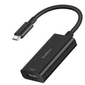 Belkin Connect USB-C to HDMI 2.1 Adapter w/ Tethered USB-C Cable (11cm) - Black (AVC013btBK), 8K@60Hz, HDR10+, HBR3, DSC, HDCP 2.2, 2-Year Warranty - Image 1