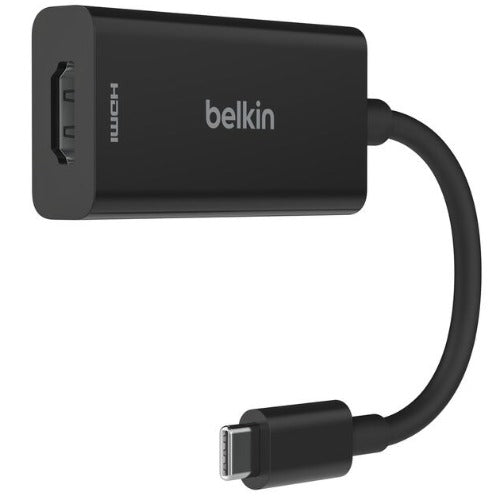 Belkin Connect USB-C to HDMI 2.1 Adapter w/ Tethered USB-C Cable (11cm) - Black (AVC013btBK), 8K@60Hz, HDR10+, HBR3, DSC, HDCP 2.2, 2-Year Warranty - Image 3