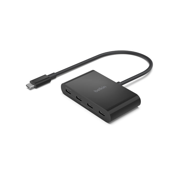 Belkin Connect USB-C to 4-Port USB-C Hub - Black (AVC018btBK), 100W PD, 10Gbps, 4x USB-C 3.2 Gen2 Ports, Universal, Compact, 2 Years Warranty - Image 5