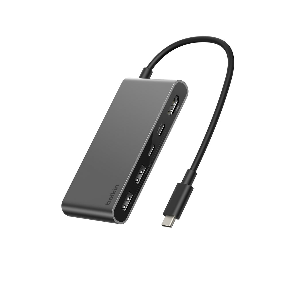 Belkin Connect 5-Port USB-C Hub With Dual USB-C Ports - (AVC022fqSGY), 100W PD, 5Gbps, 1x 4K HDMI, 2x USB-A, 2x USB-C, 2 Years Warranty - Image 2