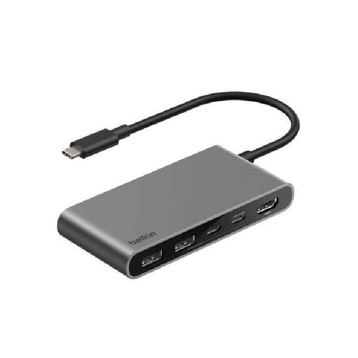 Belkin Connect 5-Port USB-C Hub With Dual USB-C Ports - (AVC022fqSGY), 100W PD, 5Gbps, 1x 4K HDMI, 2x USB-A, 2x USB-C, 2 Years Warranty - Image 5