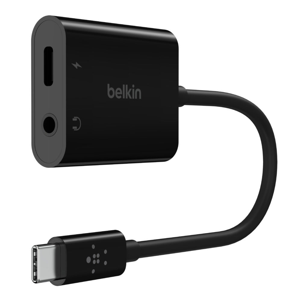 Belkin RockStar 3.5mm Audio + USB-C PD Charge Adapter - Black (NPA004btBK), 60W PD, Superior Audio, 2-in1 Solution, Apple iPhone, 2 Years Warranty - Image 4