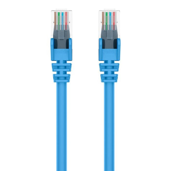 Belkin Cat6 Network Cables (10M) - Blue (A3L980bt10MBLUS), Exceeds 500MHz In Performance Test, Snagless Prevents Breaking & Cracking, 2 Years Warranty