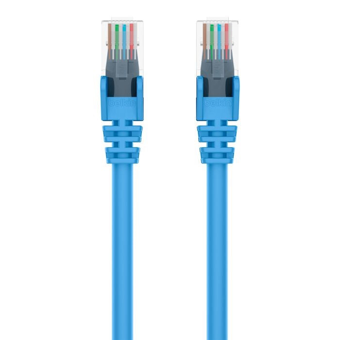 Belkin Cat6 Network Cables (1M) - Blue (A3L980bt01MBLUS), Exceeds 500MHz In Performance Tests, Snagless Prevents Breaking & Cracking, 2 Years Warranty - Image 4