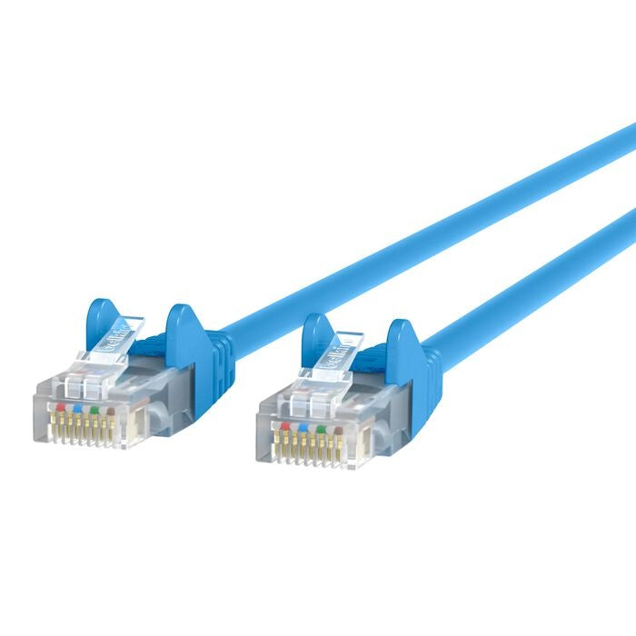 Belkin Cat6 Network Cables (3M) - Blue (A3L980bt03MBLUS), Exceeds 500MHz In Performance Tests, Snagless Prevents Breaking & Cracking, 2 Years Warranty - Image 2