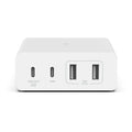 Belkin BoostCharge Pro 108W USB-C (PD 3.0) 4-Port GaN Wall Charger - White (WCH010auWH), 2xUSB-C, 2xUSB-A, Compact Laptop Charger, 2 Years Warranty - Image 1