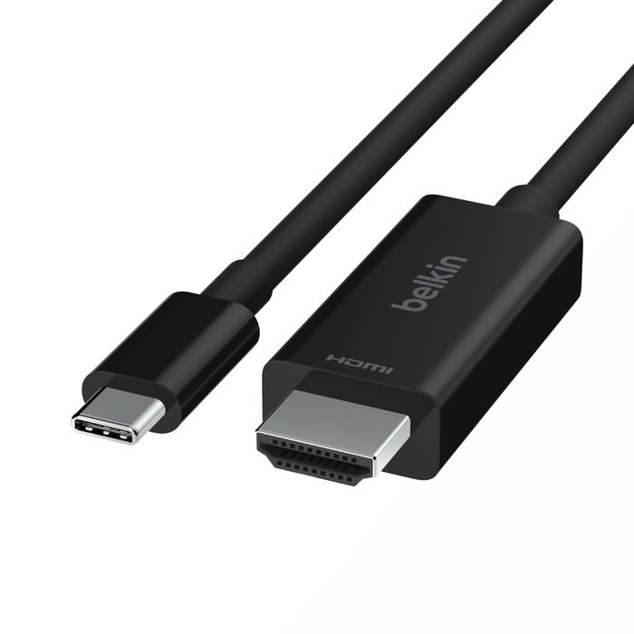 Belkin Connect USB-C™ to HDMI Cable (2M) - Black (AVC012bt2MBK), 8K at 60Hz and 4K at 120Khz, Supports (HDR10+), Plug and Play, 2 Years Warranty - Image 3
