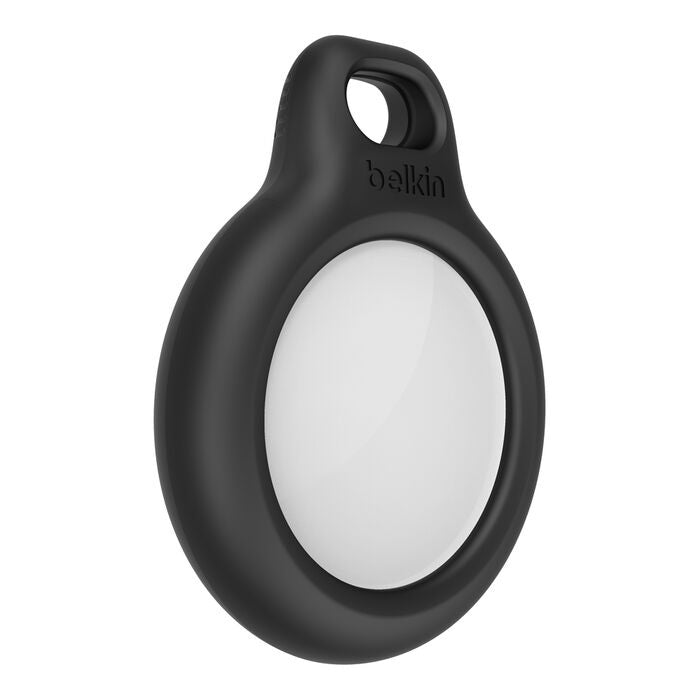 Belkin Secure Holder With Key Ring for AirTag - Black (F8W973btBLK), Twist & Lock Design, Raised Edges, 2 Years Warranty - Image 3