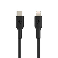 Belkin BoostCharge Lightning to USB-C Cable (1M) - Black (CAA003bt1MBK),3A/18W,480Mbps, 25K+ Bends, Apple iPhone/iPad, MFI-Certified, 2 Years Warranty - Image 2