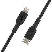 Belkin BoostCharge Lightning to USB-C Cable (1M) - Black (CAA003bt1MBK),3A/18W,480Mbps, 25K+ Bends, Apple iPhone/iPad, MFI-Certified, 2 Years Warranty - Image 3