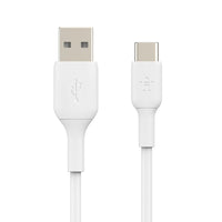 Belkin BoostCharge USB-C to USB-A Cable (1M) - White (CAB001bt1MWH), 3A/15W, 480Mbps, 25K+ Bends, Apple, Samsung, USB-IF Certified, 2 Years Warranty - Image 3