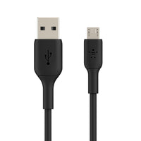 Belkin BoostCharge USB-A to Micro-USB Cable (1M) - Black (CAB005bt1MBK), 25K+ Bends, USB-IF Certified, .2 Years Warranty - Image 3