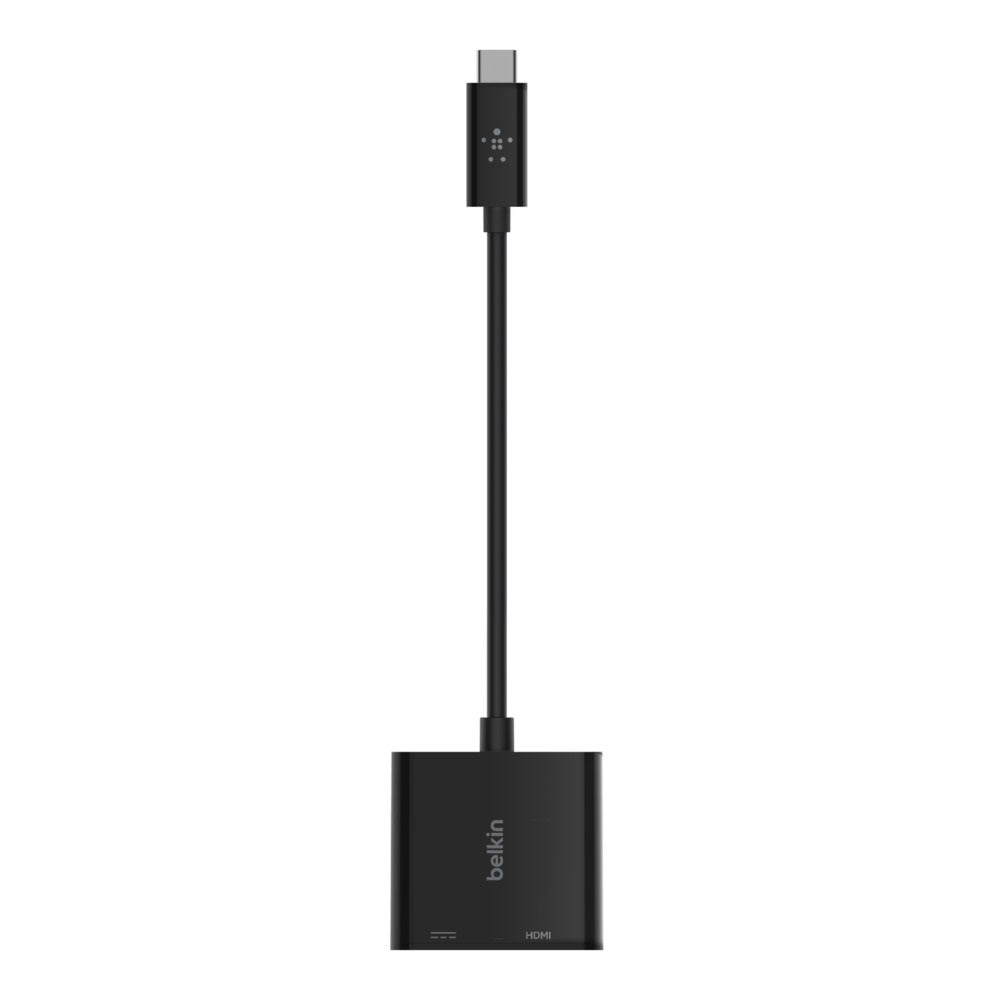 Belkin USB-C to HDMI + Charge Adapter + USB-C  Cable (13CM) - Black (AVC002btBK), 60W, Supports Video Resolutions up to 4K, 2 Years Warranty - Image 3