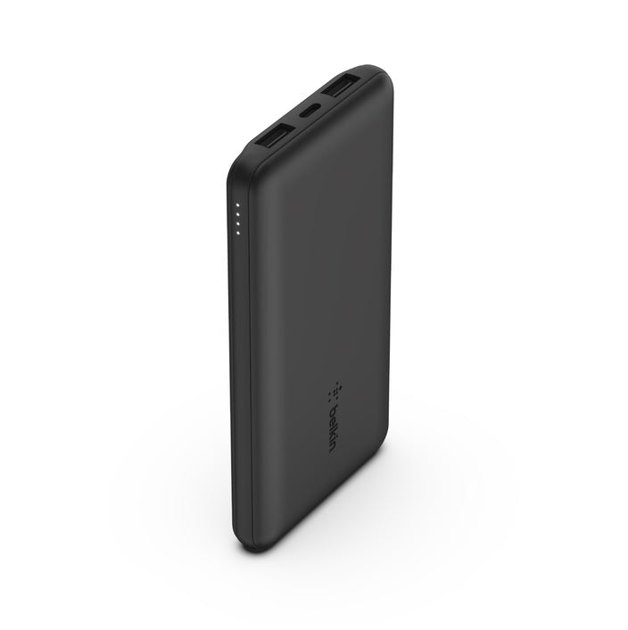 Belkin BoostCharge CCC-Certified 10k mAh Power Bank (Triple-Port)+USB-C to USB-A Cable - Black(BPB011BTBK),2xUSB-A,1xUSB-C,$2500 CEW, 2 Years Warranty - Image 1
