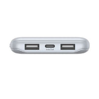 Belkin BoostCharge CCC-Certified 10k mAh Power Bank (Triple-Port) + USB-C to USB-A Cable - Pearl Blue (BPB011btPB), 2xUSB-A, 1xUSB-C, 2 Years Warranty - Image 2