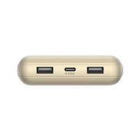 Belkin BoostCharge CCC-Certified 20k mAh Power Bank (Triple-Port) + USB-C  to USB-A Cable - Gold (BPB012btGD), 2x USB-A, 1x USB-C, 2 Years Warranty - Image 2