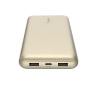 Belkin BoostCharge CCC-Certified 20k mAh Power Bank (Triple-Port) + USB-C  to USB-A Cable - Gold (BPB012btGD), 2x USB-A, 1x USB-C, 2 Years Warranty - Image 3