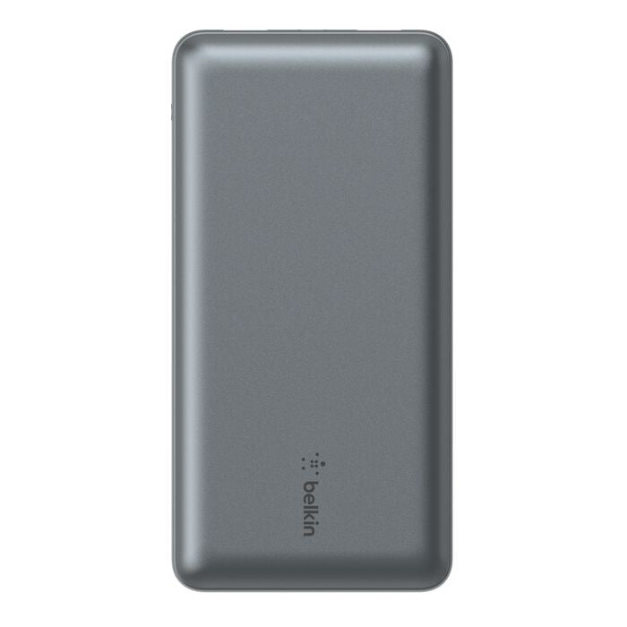 Belkin BoostCharge 20k mAh Power Bank (Triple-Port) + USB-C to USB-A Cable - Space Grey (BPB012btGY), 2xUSB-A (12W), 1xUSB-C (15W), 2 Years Warranty - Image 4