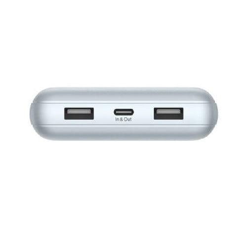 Belkin BoostCharge CCC-Certified 20k mAh Power Bank (Triple-Port) + USB-C  to USB-A Cable - Pearl Blue (BPB012btPB), 2xUSB-A, 1xUSB-C,2 Years Warranty - Image 2