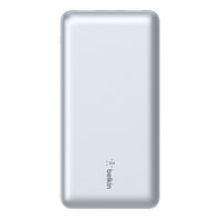 Belkin BoostCharge CCC-Certified 20k mAh Power Bank (Triple-Port) + USB-C  to USB-A Cable - Pearl Blue (BPB012btPB), 2xUSB-A, 1xUSB-C,2 Years Warranty - Image 4