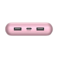 Belkin BoostCharge Power Bank 20K (Triple-Port) - Pink (BPB012btPK), 2xUSB-A, 1xUSB-C + USB-C to USB-A Cable, LED Light Indicater, 2 Years Warranty - Image 2