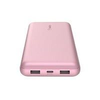 Belkin BoostCharge Power Bank 20K (Triple-Port) - Pink (BPB012btPK), 2xUSB-A, 1xUSB-C + USB-C to USB-A Cable, LED Light Indicater, 2 Years Warranty - Image 3
