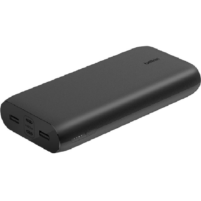 Belkin BoostCharge CCC-Certified 26k mAh Power Bank (4 Port ) + USB-C to USB-C Cable (45CM) - Black (BPB016BTBK), 2x USB-A, 2x USB-C, 2 Years Warranty - Image 4